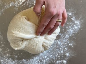 BasisTeig no knead Teig rund formen