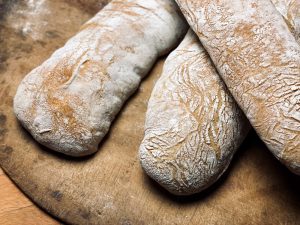 Ciabatta fertig gebacken