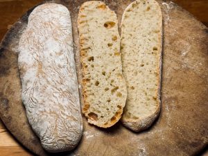 Ciabatta, großporig und soft