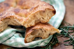 Fougasse im Detail, softe Krume