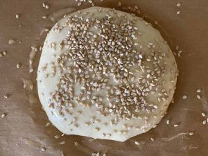 Burger Buns vor dem Backen