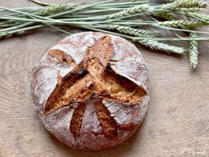 Kühlschrankteig: Weizenvollkorn mit Weizen