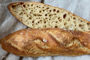 Baguettes, Kruste und Krume