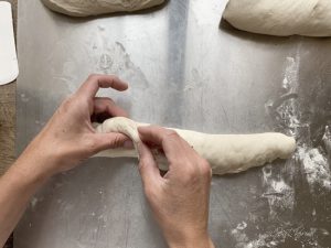 BaguettesTeig formen