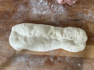 BaguetteTeig formen