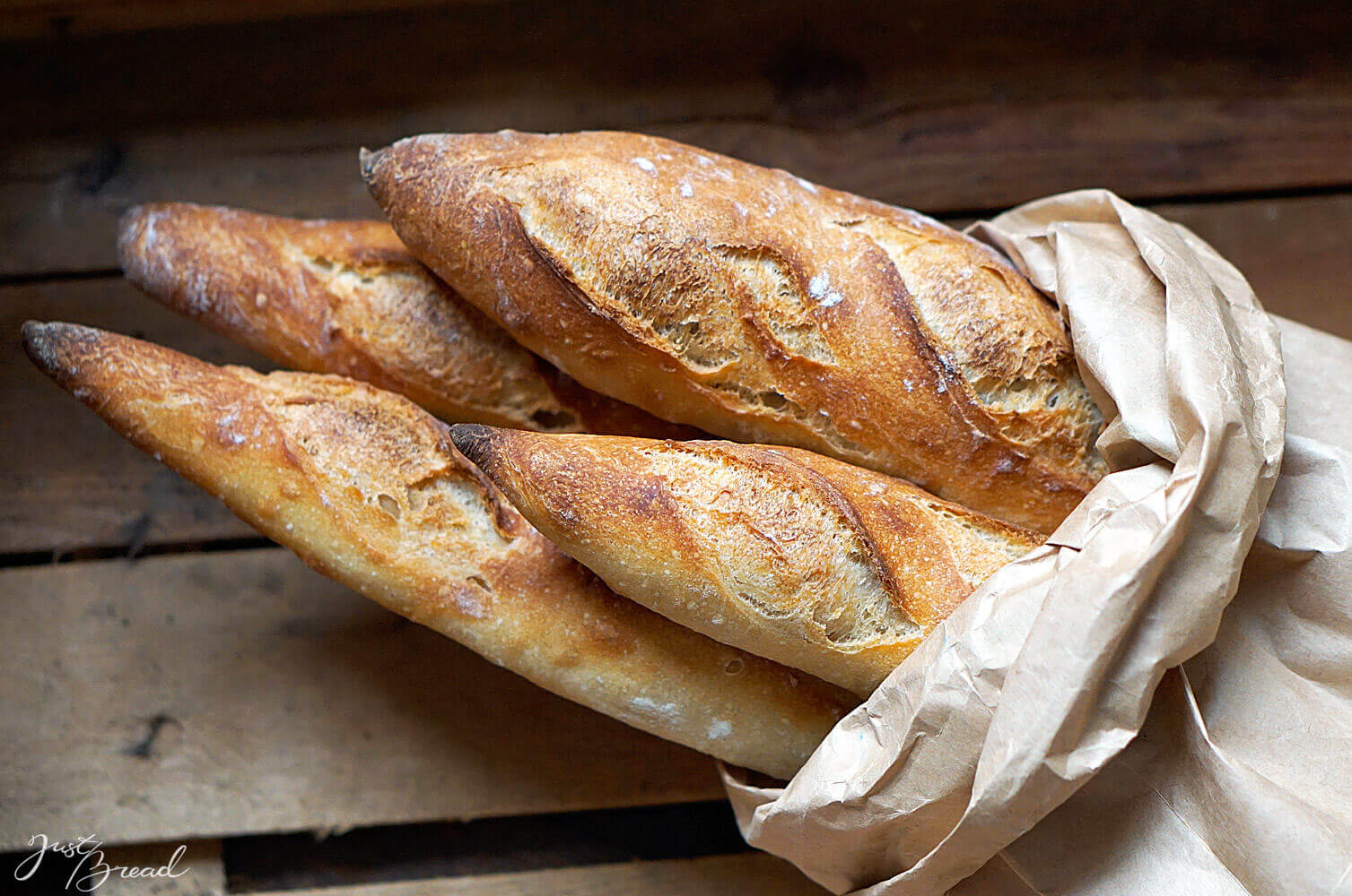 Baguettes – wie in Frankreich | JustBread der Brotbackblog