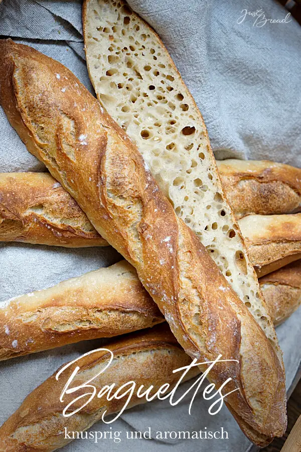 Baguettes, knusprig und aromatisch