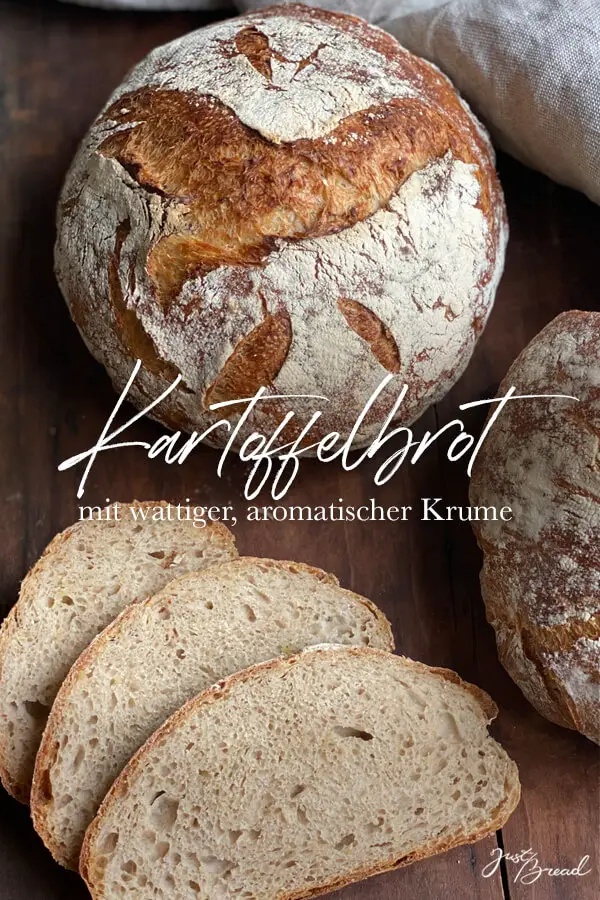 Kartoffelbrot, wattige Krume und aromatische Kruste