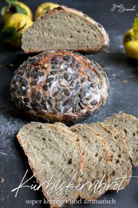 Pinterest Pin Kürbiskernbrot