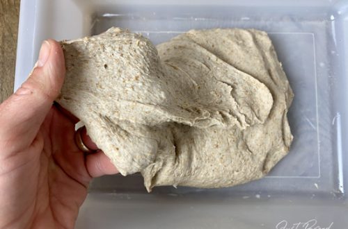 Teigherstellung des Weizenmischbrotes