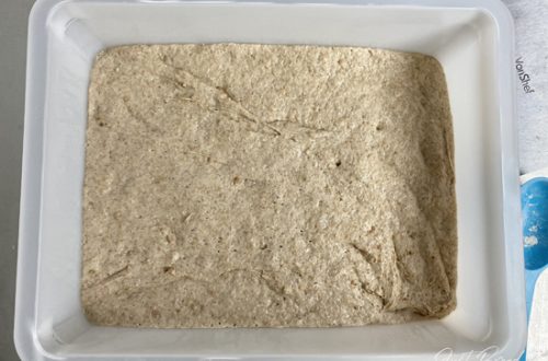 Teigherstellung des Weizenmischbrotes