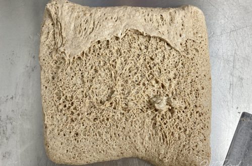 Teig formen und falten