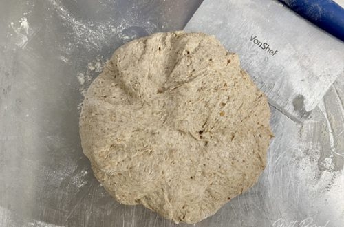 Teig formen und falten