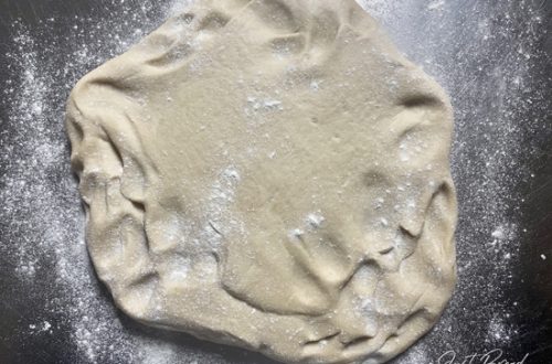 GrissiniTeig bearbeiten und formen