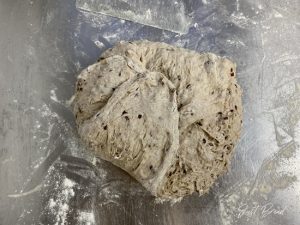 HauptTeig formen für das SaatenBrot