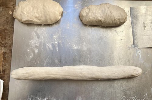 Teigstrang rollen Pain d'épi