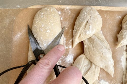 Pain d'épi einschneiden