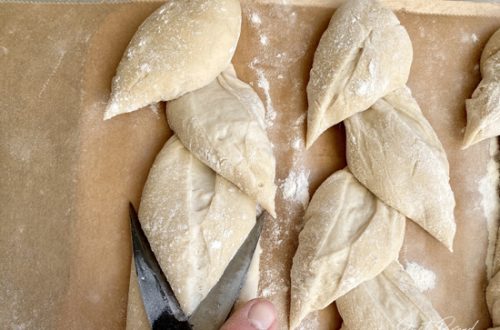 Pain d'épi einschneiden