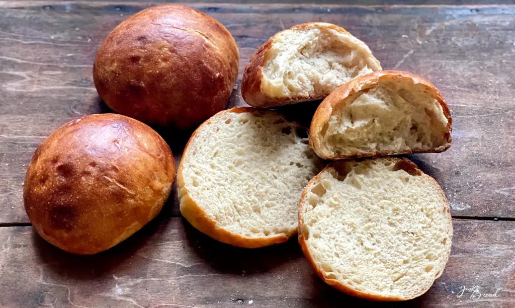 Milchbrötchen mit Hefewasser, super soft und wattig