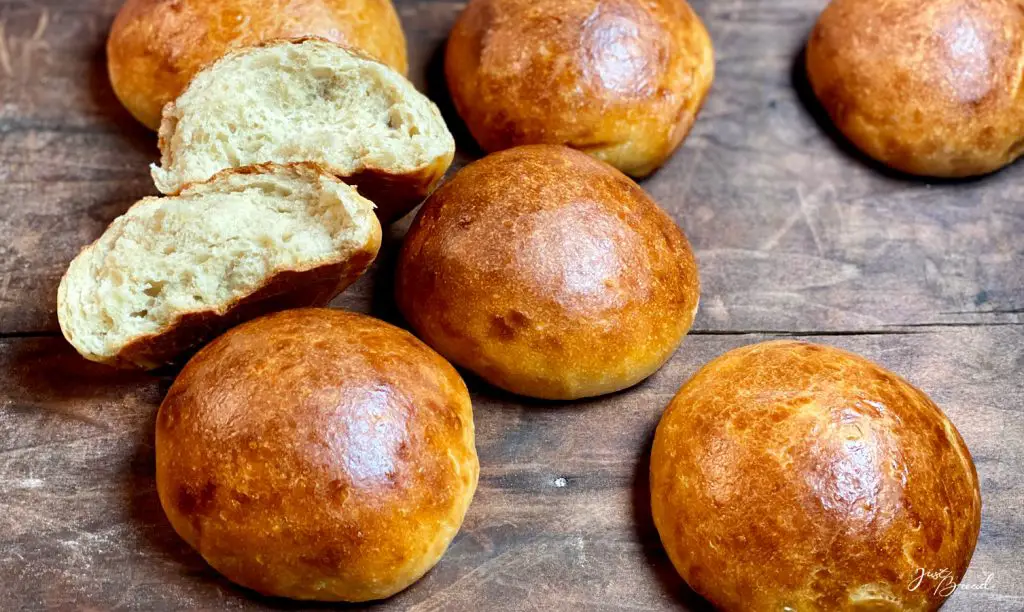 Milchbrötchen mit Hefewasser