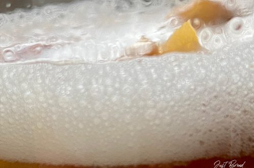 Reifes, schäumendes Hefewasser