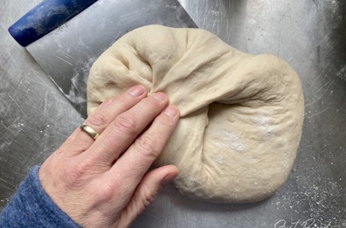 HefewasserBrot rund formen