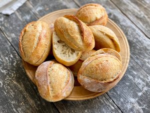 Hefewasser Brötchen, tolle Lunchbrötchen