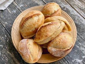 Hefewasser Brötchen, tolle Lunchbrötchen