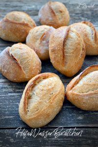 Hefewasser Brötchen, tolle Lunchbrötchen