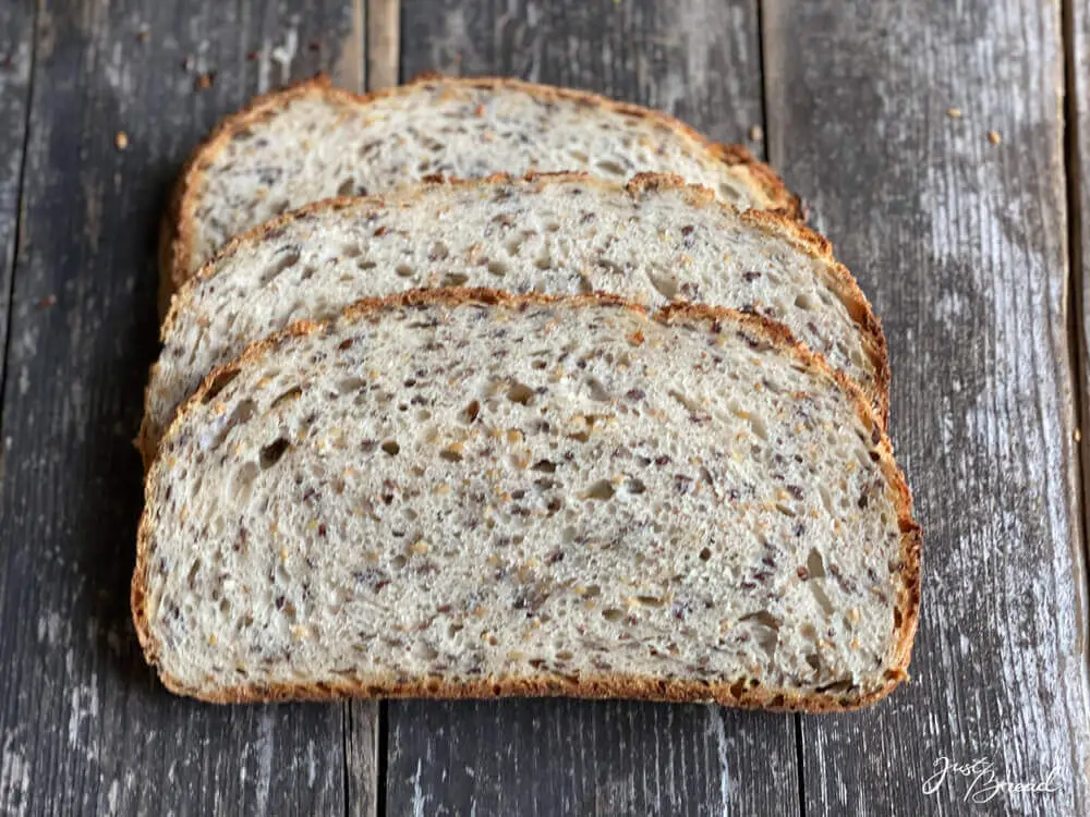 Leinsamen Buttermilch Brot, lecker und gesund