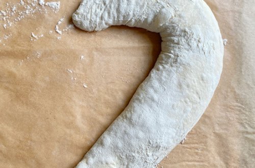 Pain d'épi Teigstränge formen