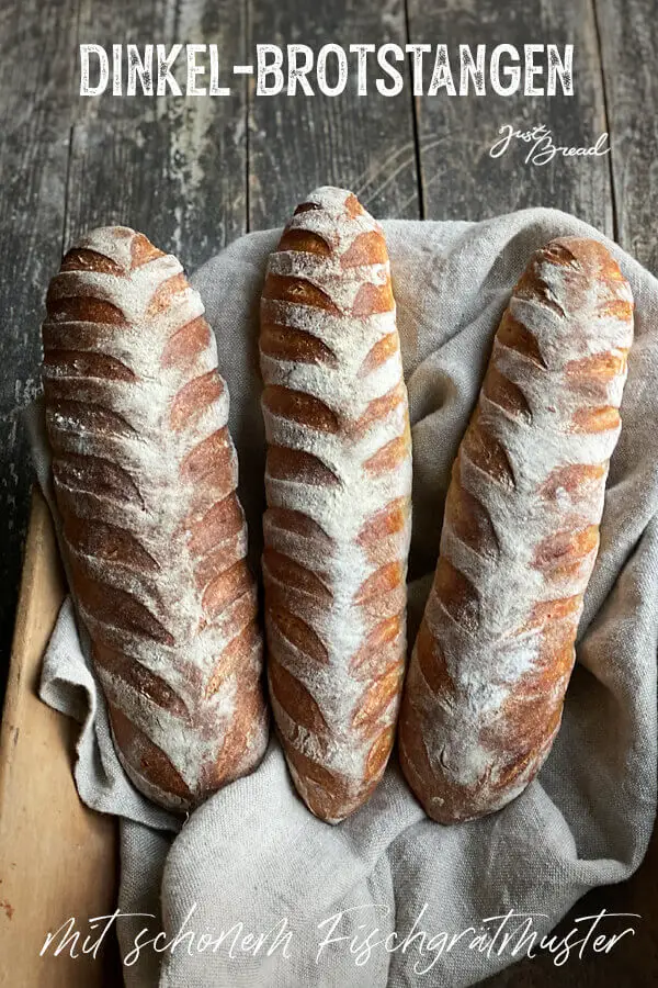 Brotstange mit Fischgrätmuster zum WorldBreadDay