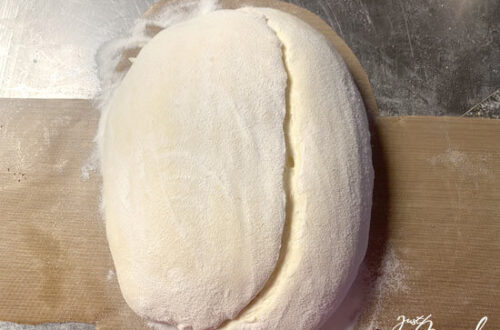 Einschneiden vor dem Backen