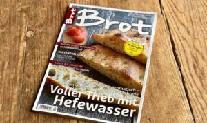 Beitrag Hefewasser im BrotMagazin 05/2022