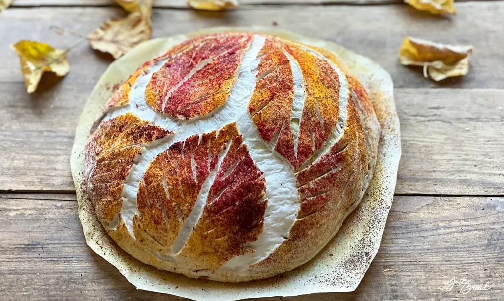 Herbstbrot: Kartoffelbrot im herbstlichen Look