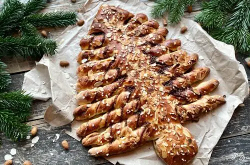 Weihnachts-Baum-Brot