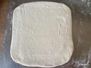 Knusperstangen: Teig final ausrollen