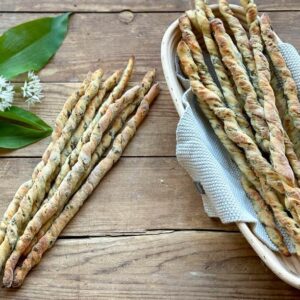 Leckere Bärlauch-Käse-Stangen - ein knuspriger Bärlauch-Snack