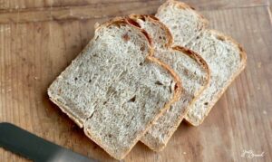 Toast mit Weizensauerteig