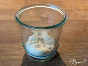 Vorteig für die Hefe Spekulatius Schnecken