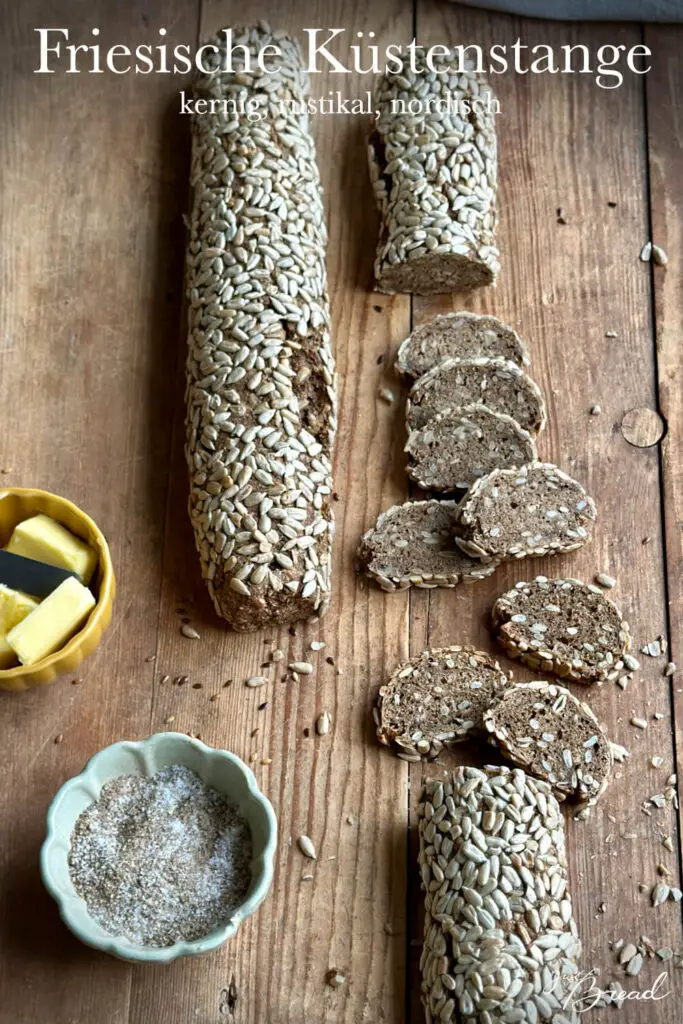Kernige friesische Küstenstange aus Roggen mit Saaten