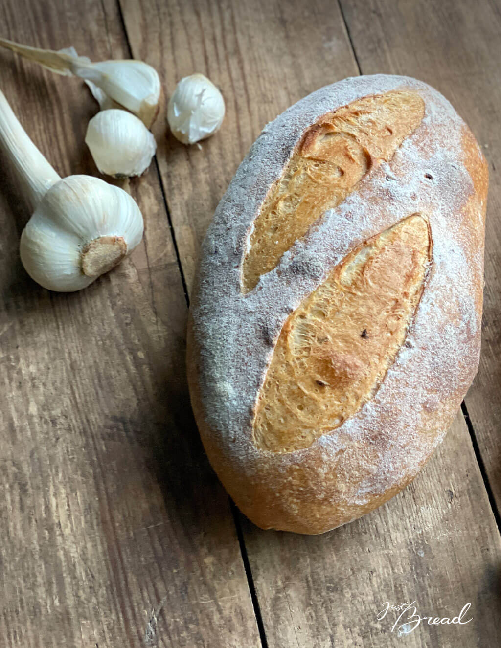 Knoblauchbrot, aber einfacher